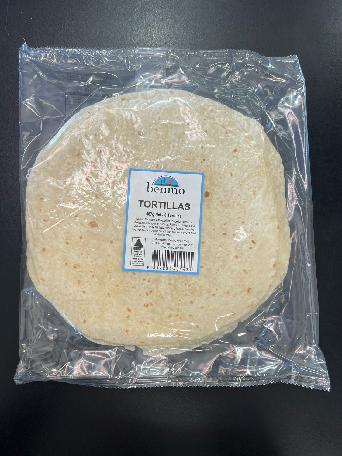 Benino Tortillas 8 Pack