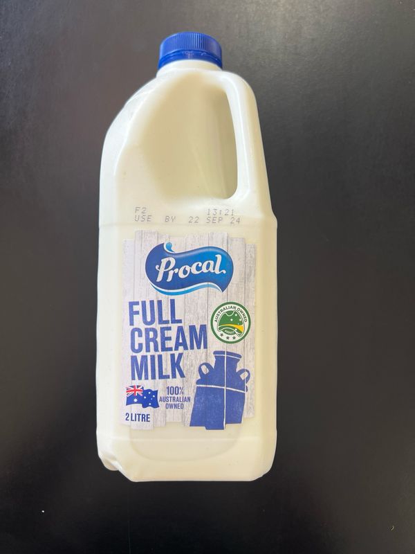 Procal Full Cream Milk - 2 Litre