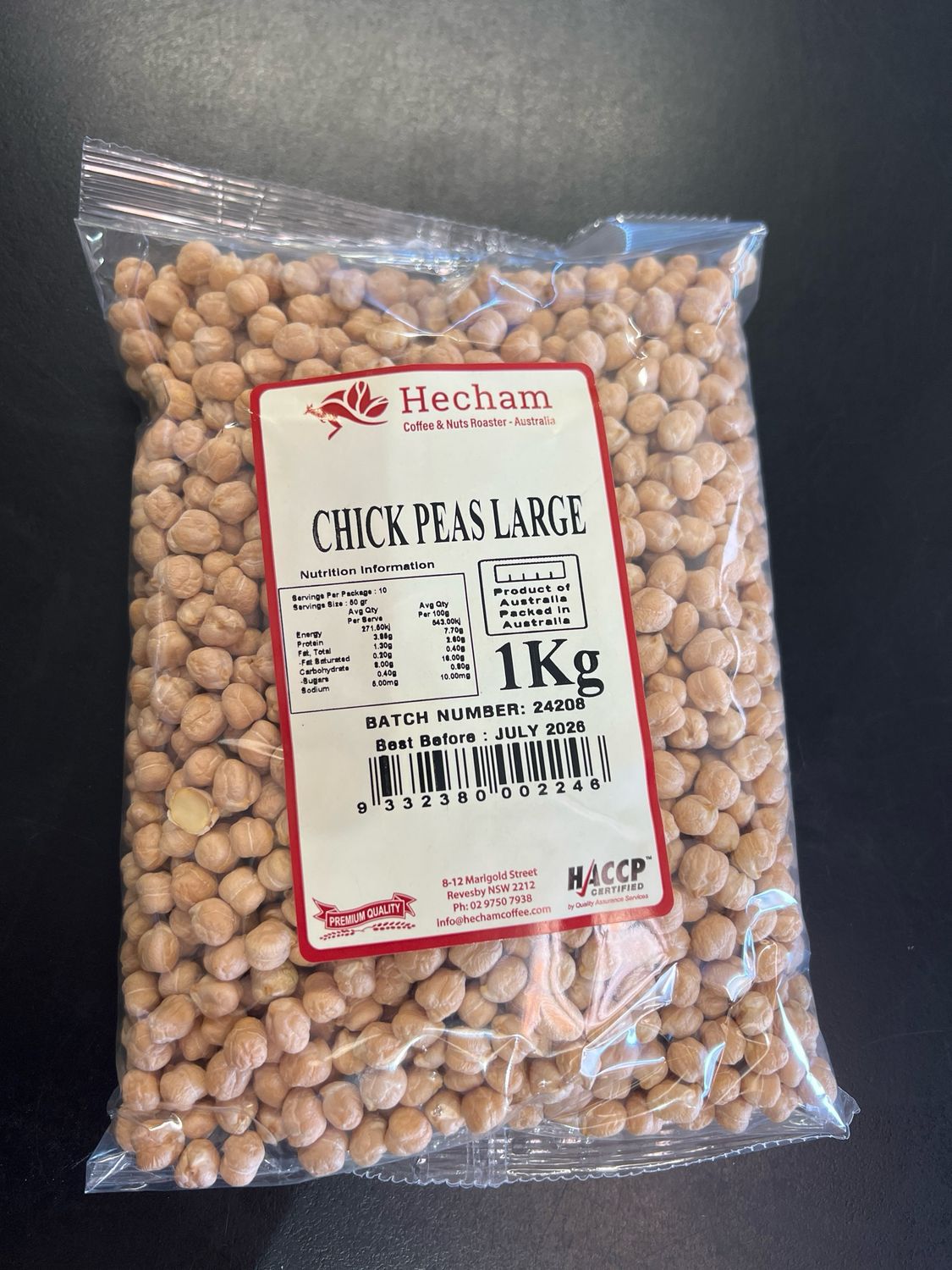 Chick Peas Large 1kg
