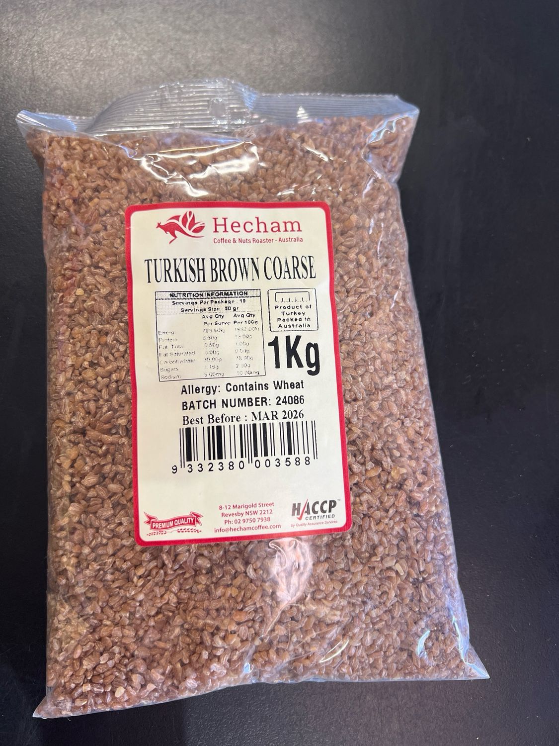 Bulgur - Brown Coarse - 1kg