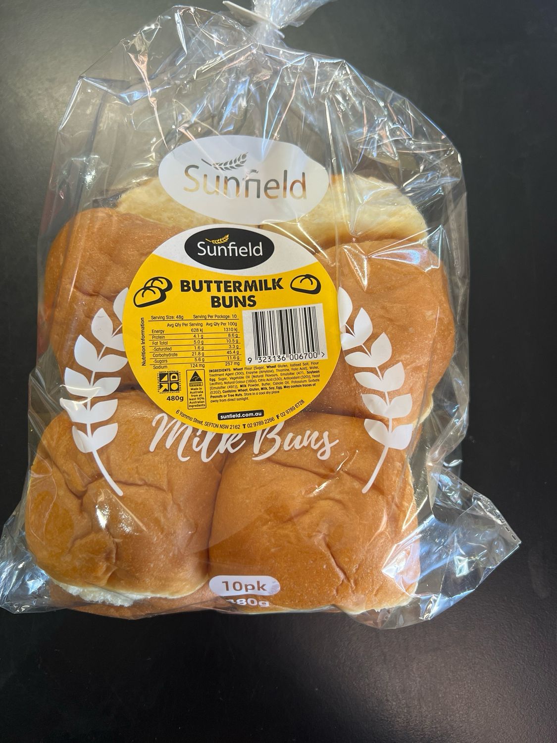 Buttermilk Buns 10 Pack