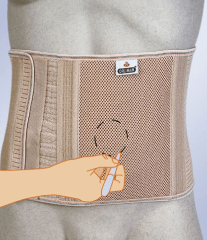 Faixa Abdominal para Ostomizados sem Orifício  - 16cm/24cm