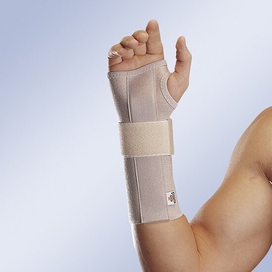 Pulso Elástico Comprido Aberto com Tala Flexível Palmar Removível