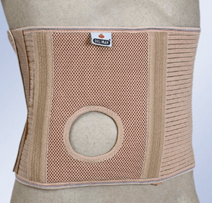 Faixa Abdominal para Ostomizados com Orifício  - 16cm/24cm