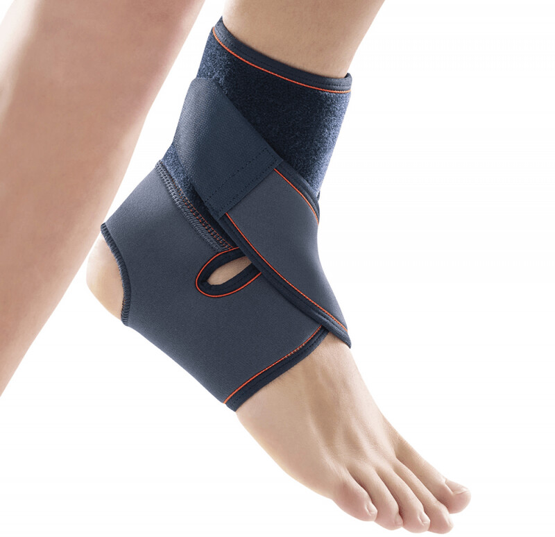 Ortótese de tornozelo envolvente em neoprene
