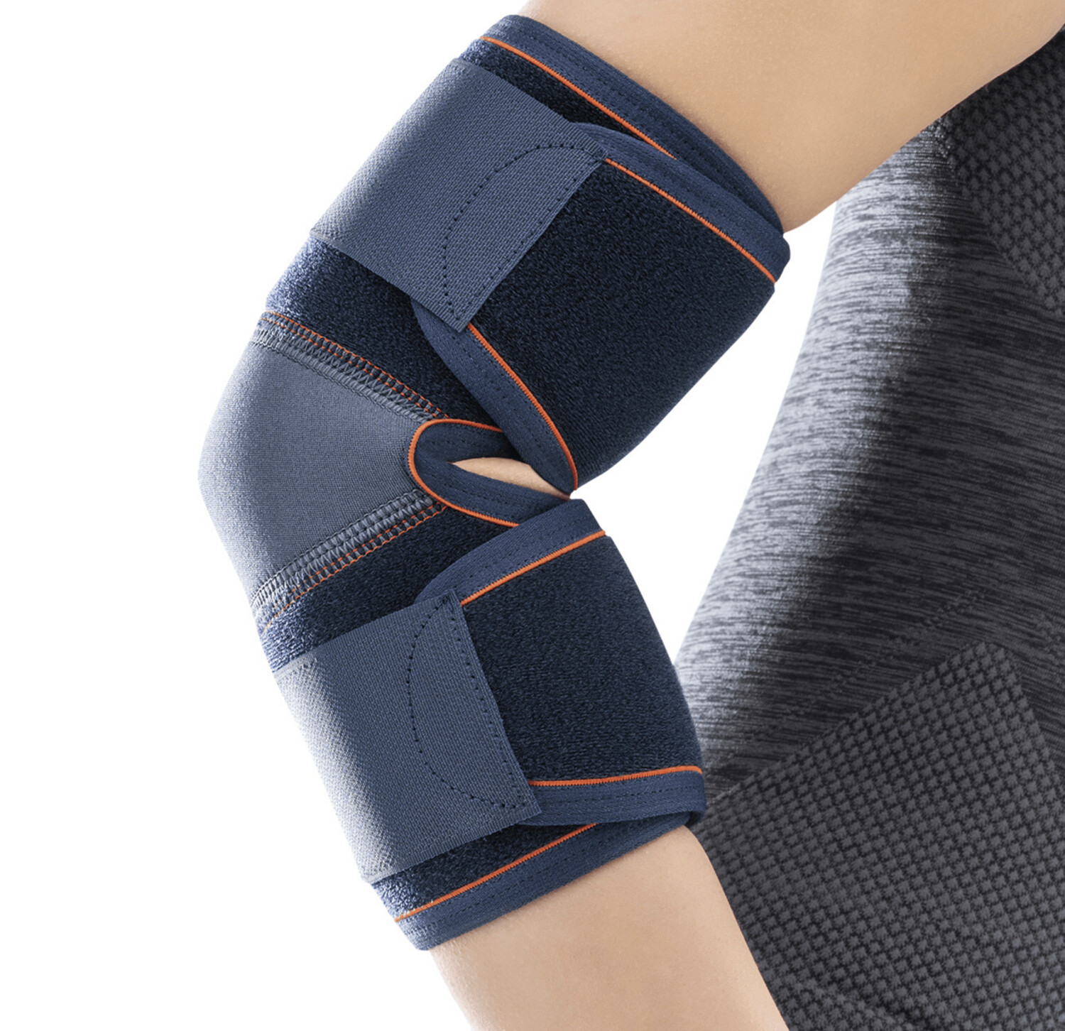 Ortótese de cotovelo envolvente em neoprene