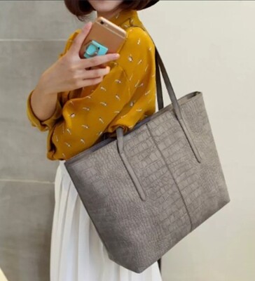Embossed Leather Bag