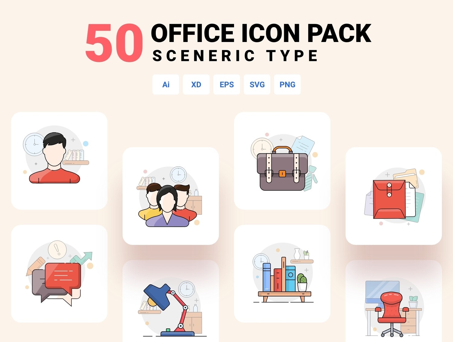 50 Office icon set