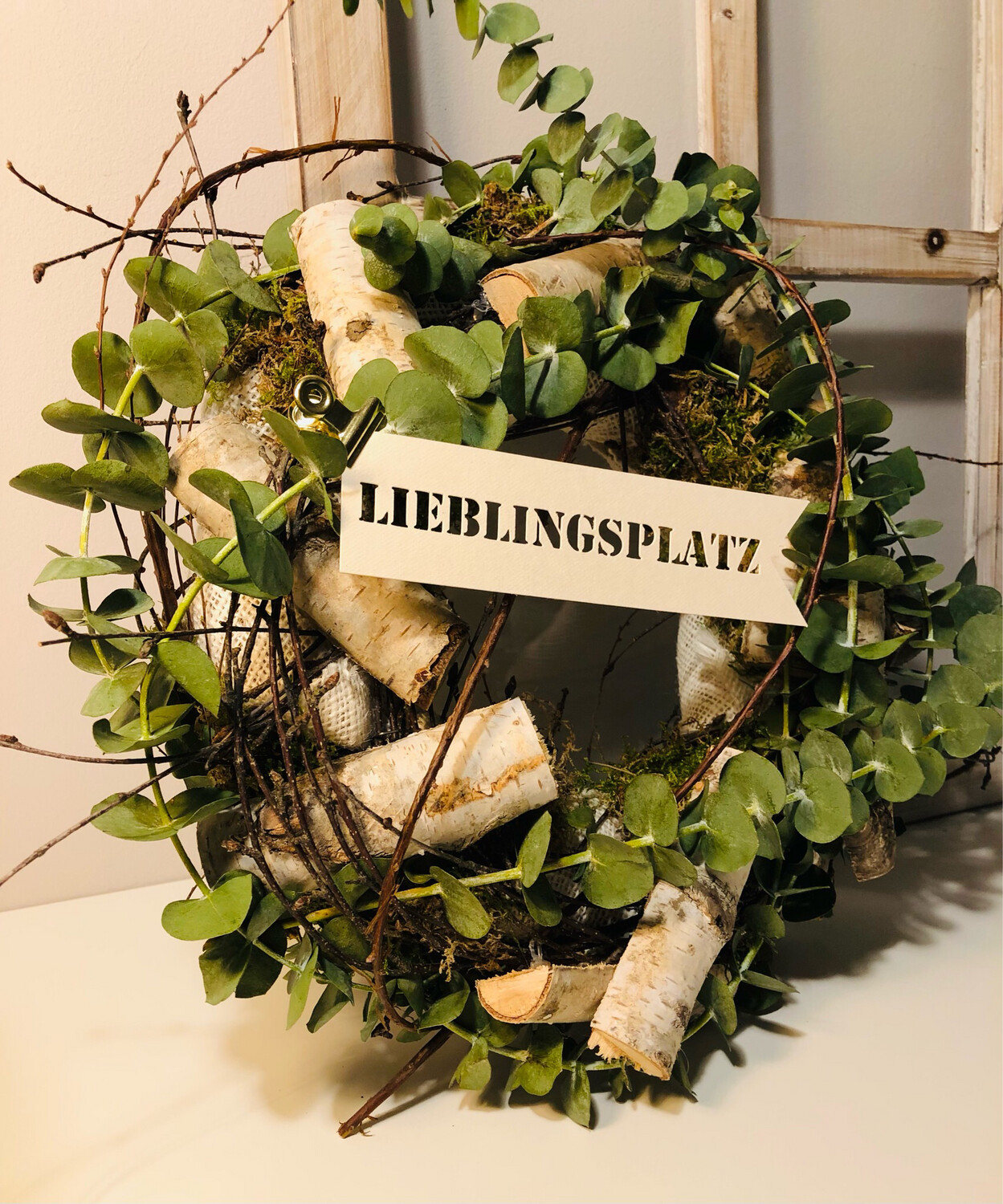 Birken-Landhaus-Kranz