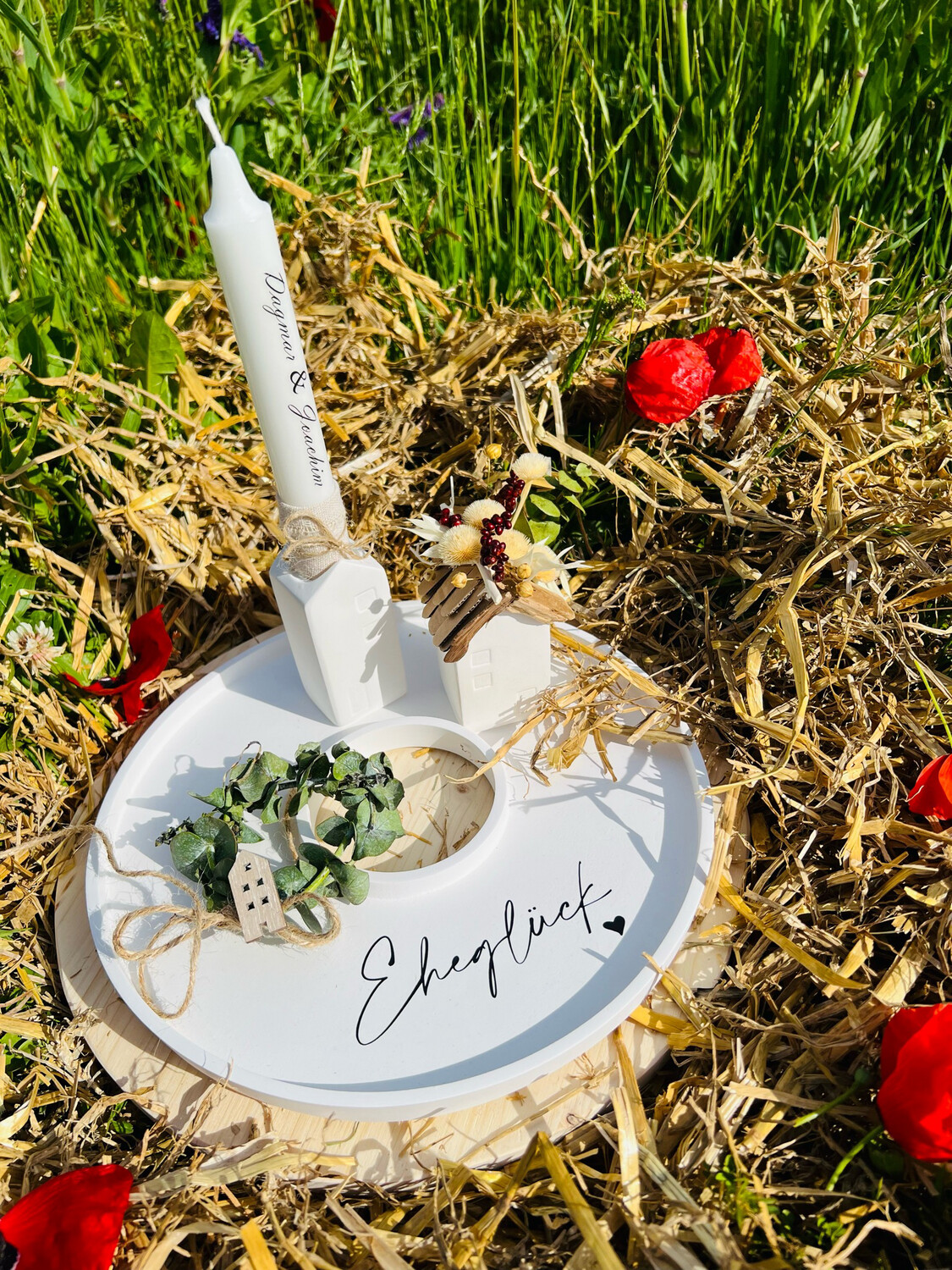 Ehe-Glück zur Silberhochzeit / zur goldenen Hochzeit
