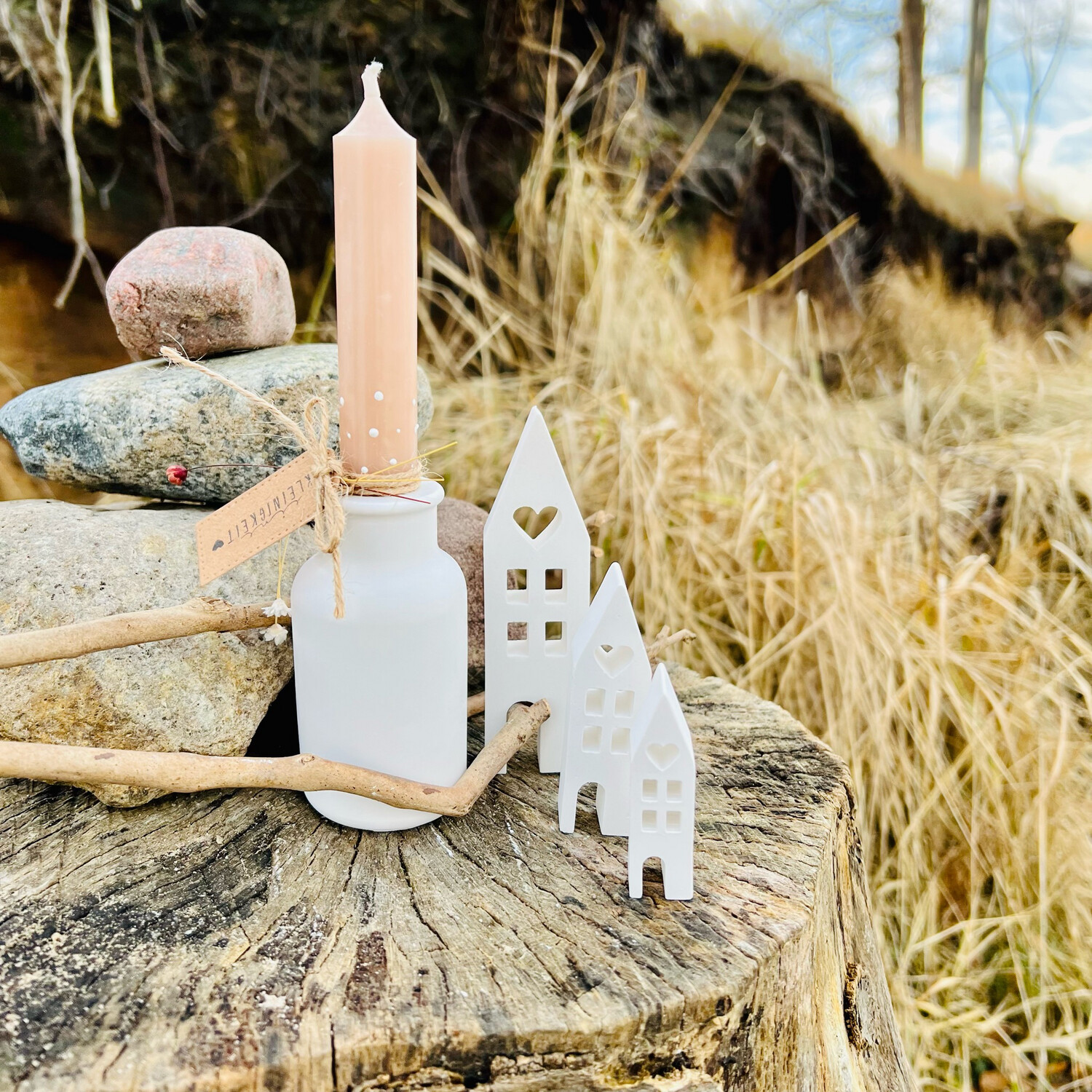 Lichthäuschen Mini 3er-Pack
