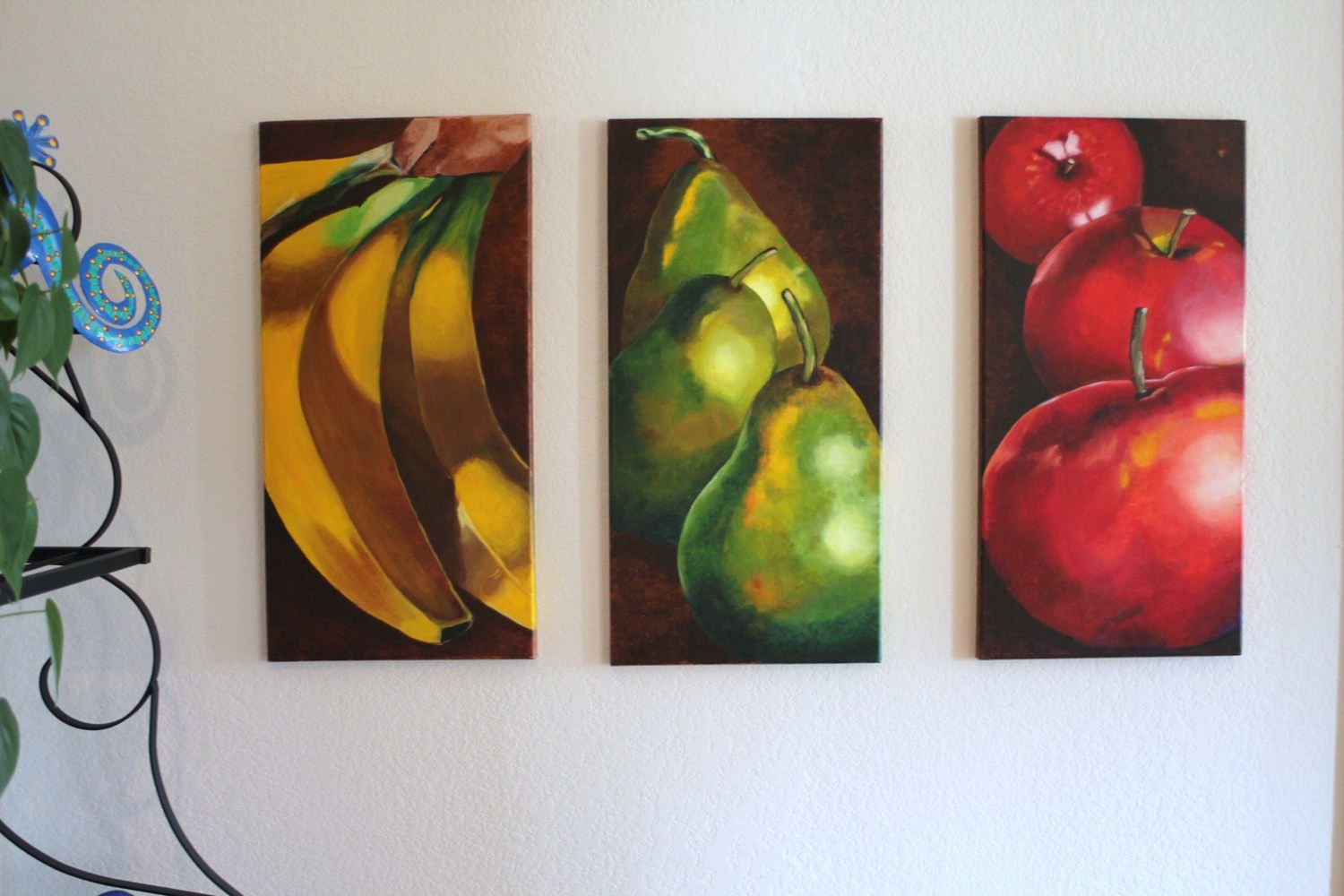 Fruit Triptych Giclee (set of 3 canvases)
