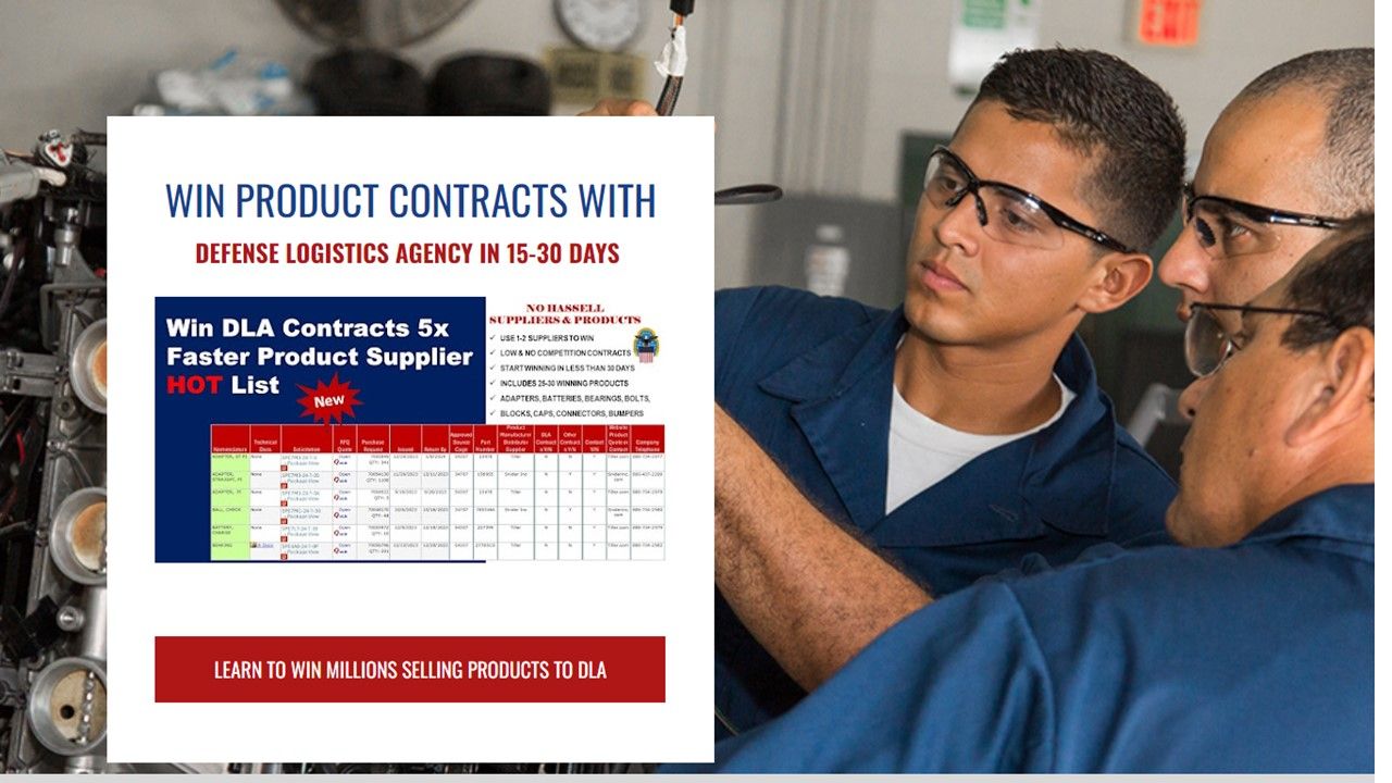 Win DLA Contracts 5Xs Faster in 15-30 Days