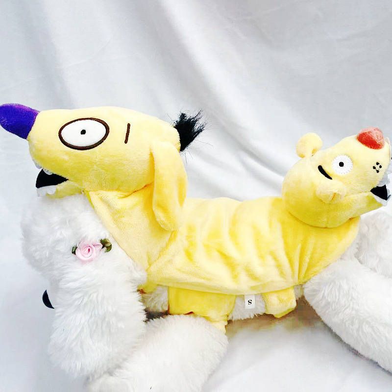 Disfraz Perro CATDOG  Mediano Pequeño Pokémon Halloween