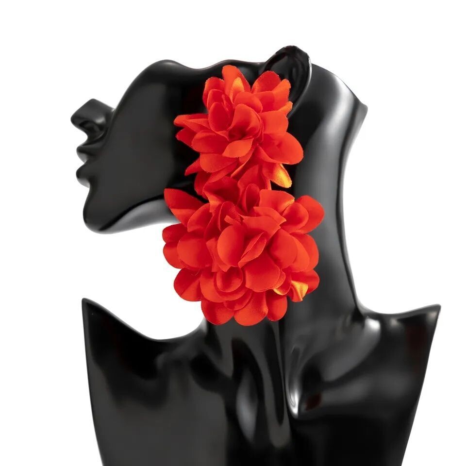 Fluffy Flower Earrings