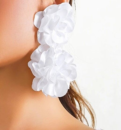 Fluffy Flower Earrings