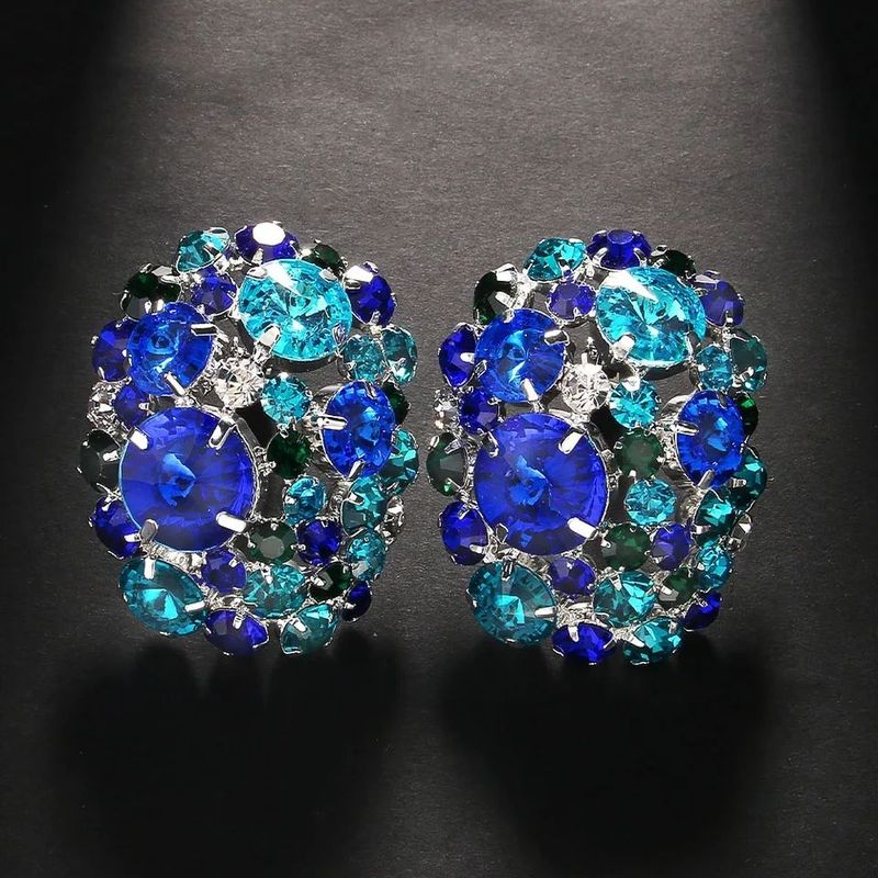 Blue Crystal Clip