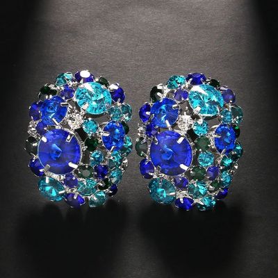 Blue Crystal Clip Blue Crystal Clip