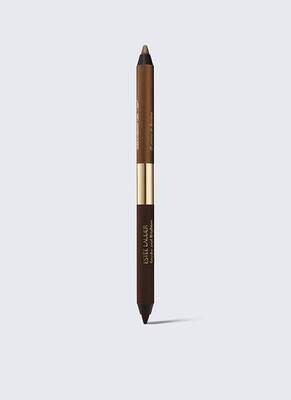 ESTEE LAUDER SMOKE AND BRIGHTEN KAJAL EYELINER DUO DARK CHOCOLATE / RICH BRONZE 1G