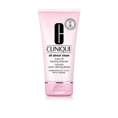 CLINIQUE RINSE OFF-FOAMING CLEANSER - SCHIUMA DETERGENTE (TIPO II, III) 150ML
