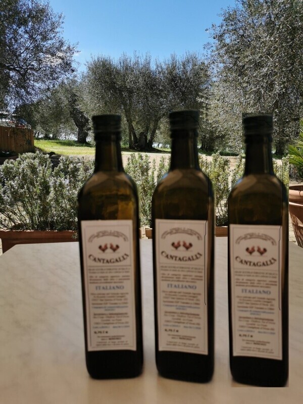 3 BOTTLES 0,75 LT. ITALIAN Extra Virgin Olive Oil