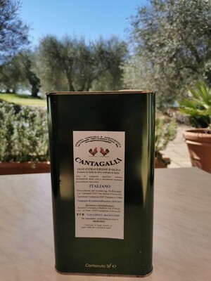 1 CAN/LATTINA 3 LT. ITALIAN Extra Virgin Olive Oil