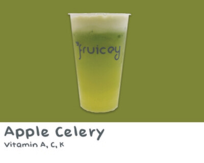 Fresh Green Apple Celery Juice