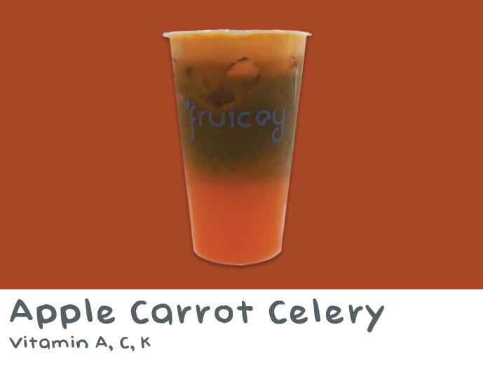 Fresh Orange Carrot Celery Juice