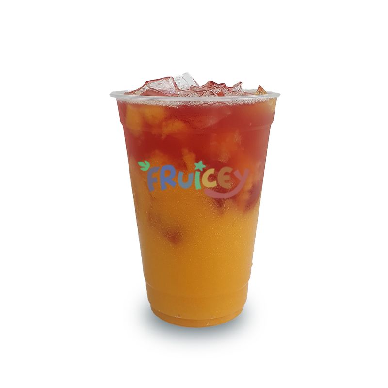Iced Mango Hibiscus Tea