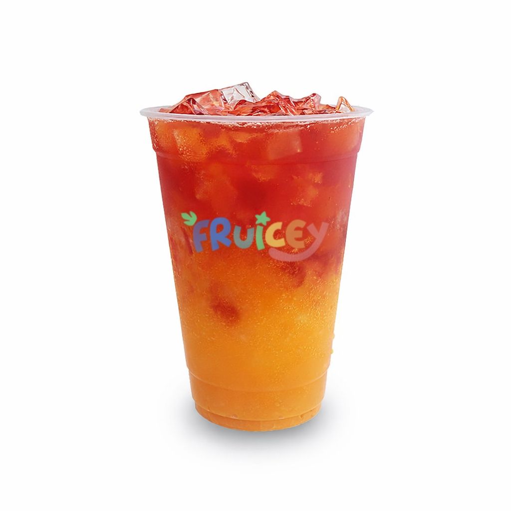 Iced Mango Hibiscus Tea