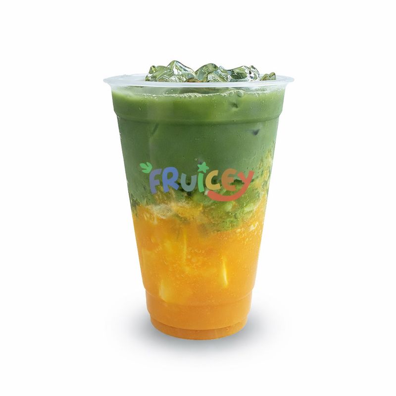 Mango Matcha Latte
