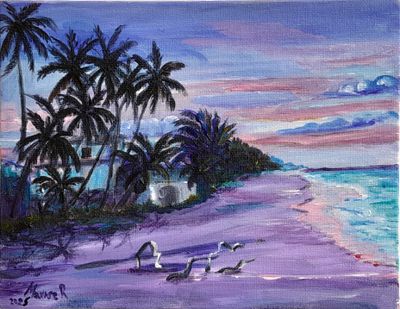 Mayaro Beach at Dusk