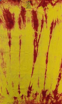 Yellow and Red Tie-Dyed Jersey