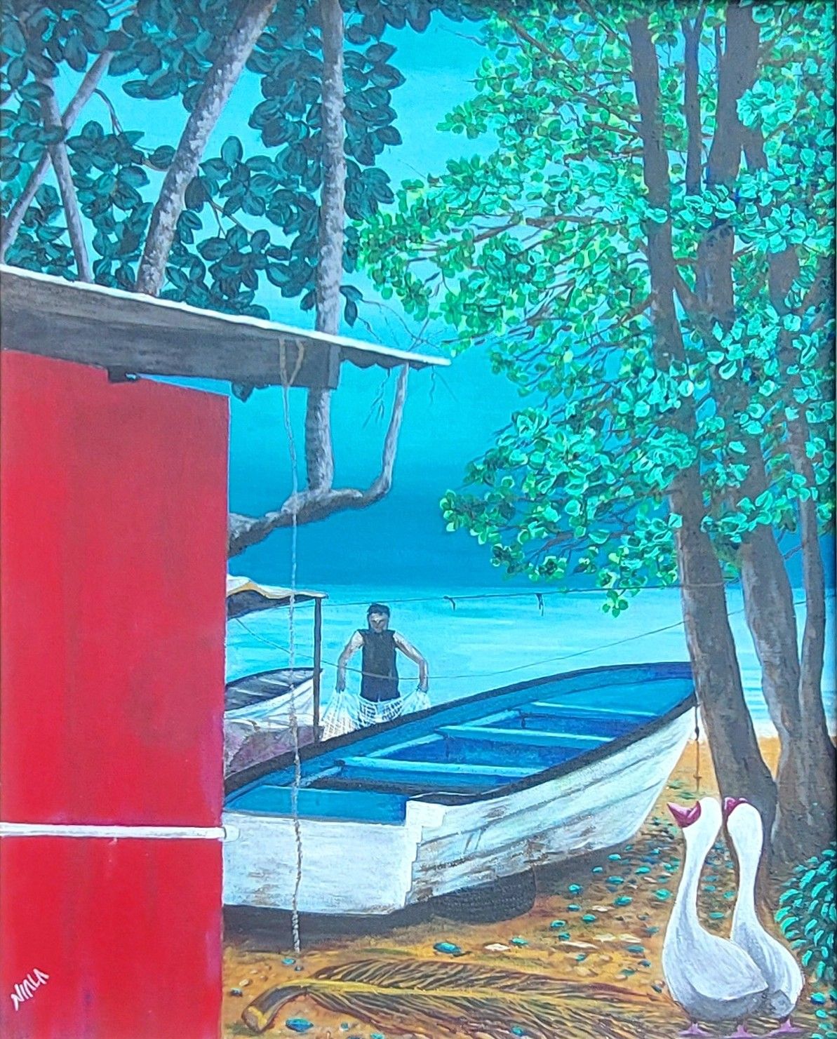 Cedros Road Trip 1. Early arrival on Bonasse Beach, Cedros