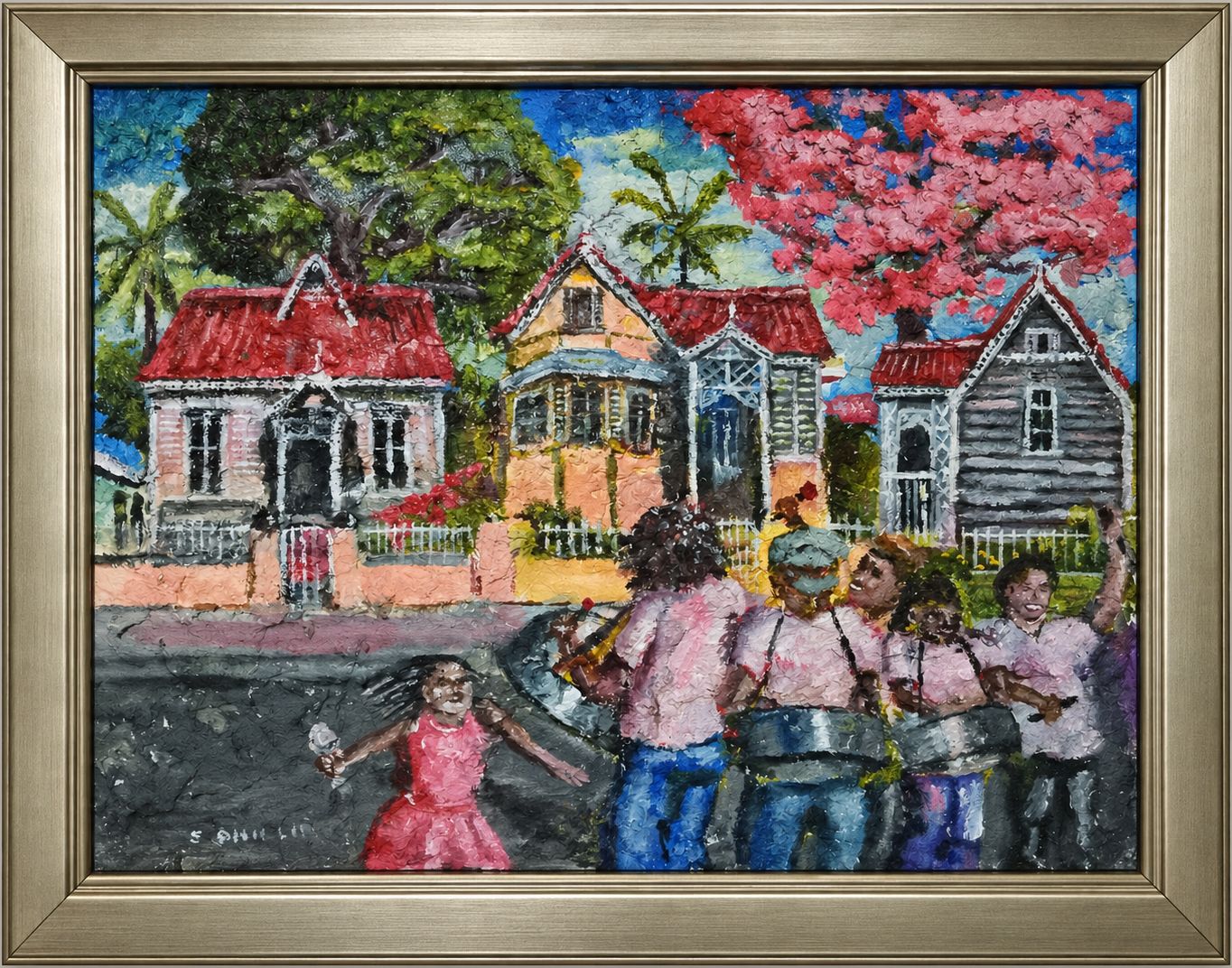 Steelpan through Fretwork houses
