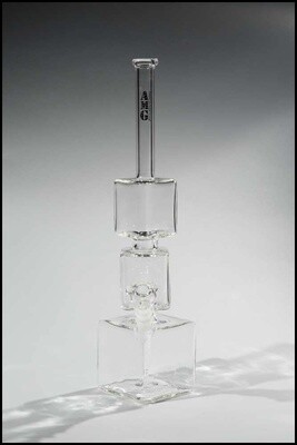 AMG 20" Triple Cube Water Pipe