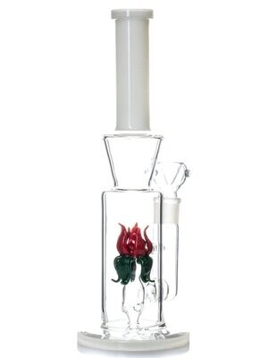 12" Rose Glass Bong
