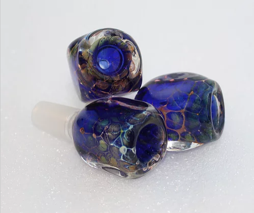Fumed Square Bowl 14mm Male