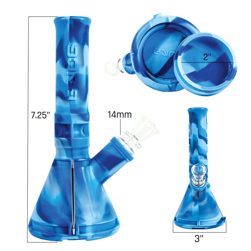 Eyce mini beaker silicone water pipe 7.25