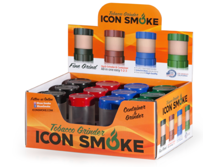 Icon Smoke 2 in 1 container and grinder