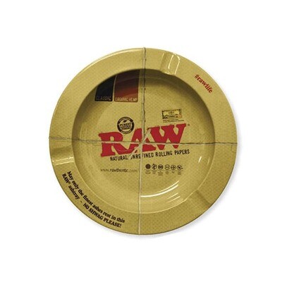 Raw Round Metal Ashtray- Magnetic