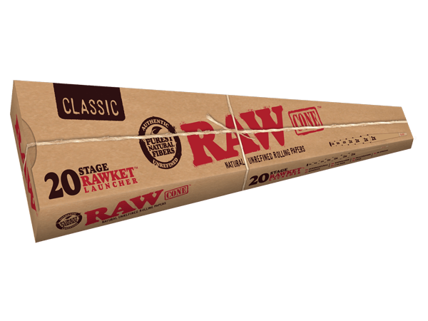 Raw Classic 20 stage Rawket Pre-Rolled Cone