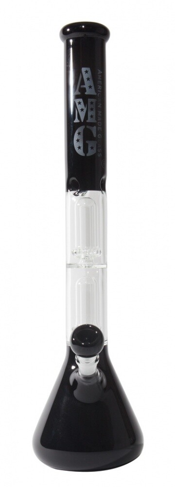 AMG 2 Chamber Beaker Clear Black on Top and Bottom
