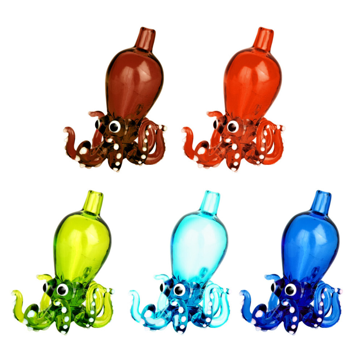 Octopus Directional Carb Cap- Red