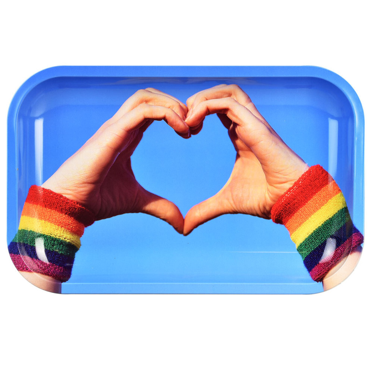 Pulsar Equality Heart Hands Rolling Tray