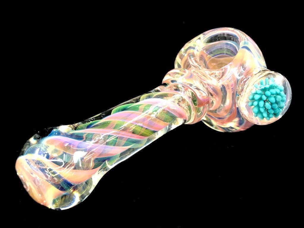 Marble Hammer Pipe- Green