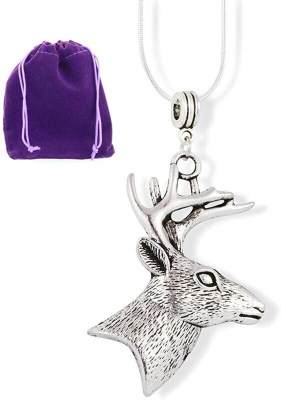 Hunting Jewelry | Deer Horn Necklace with 22 inch Silver Plated Snake Chain with Deer Horn Pendant Great Deer Gifts for Women or Deer Necklace for Men or Hunting Necklace for Men Hunting Jewelry | Deer Horn Necklace with 22 inch Silver Plated Snake Chain with Deer Horn Pendant Great Deer Gifts for Women or Deer Necklace for Men or Hunting Necklace for Men