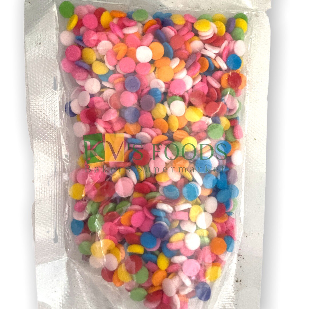 Multicolored Sequin/ Disc Edible Confetti Sprinkles for Cake and Dessert Decoration