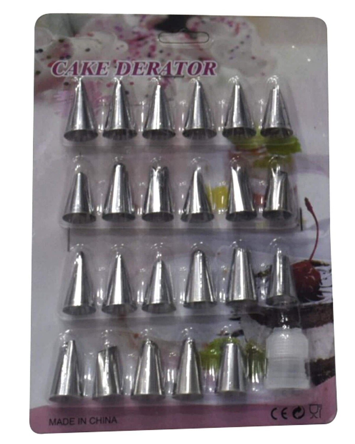 23 Cake Nozzles Set With Coupler Cake Tool