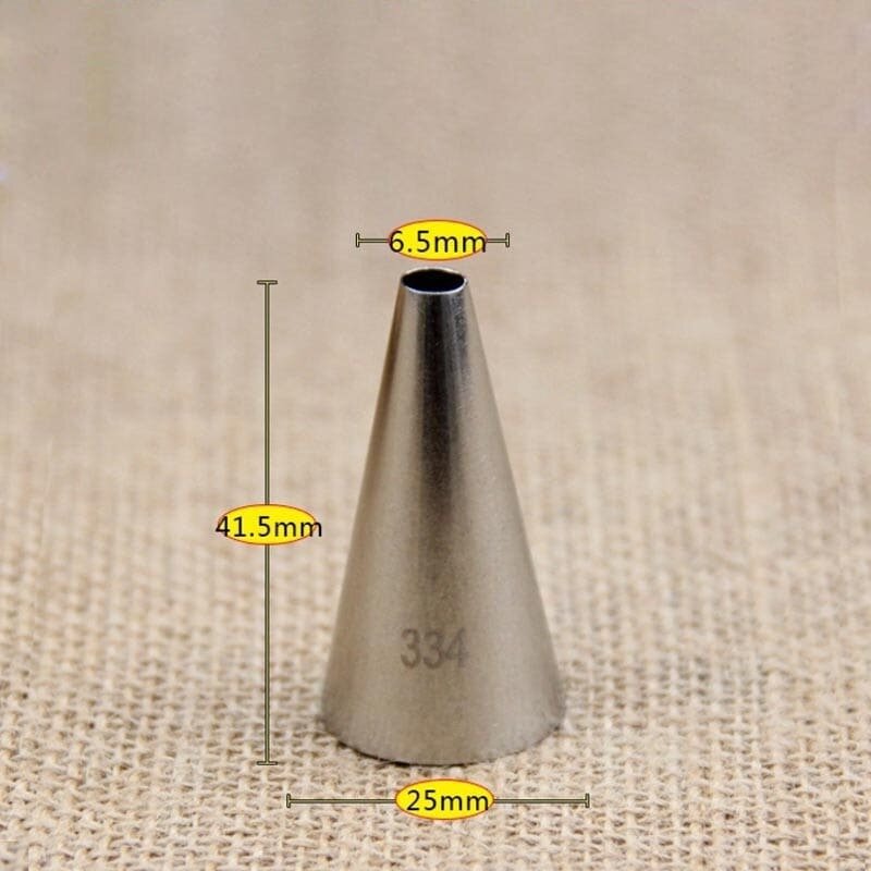Round Tip No. 334 Icing Piping Nozzle Small Size Cake Decorating Tools